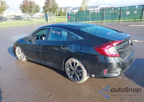 2019 Honda Civic Sport from USA, damaged, VIN 19XFC2F88KE201553